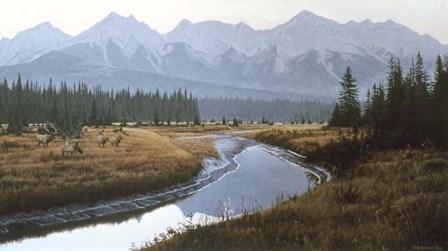 Kootenay Dawn by Ron Parker art print