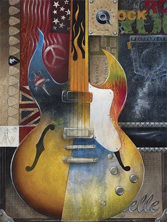 I Love Rock &amp; Roll art print