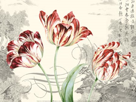 Imperial Tulips by Archiva art print