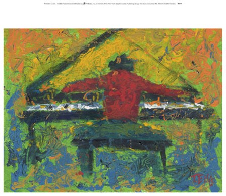 The Music Consumes Me by Ted Ellis art print