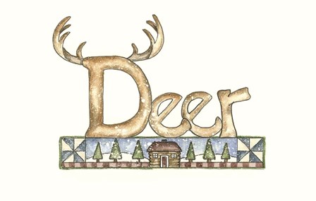 Deer by Shelly Rasche art print