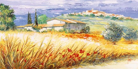 Casa in Collina by Luigi Florio art print