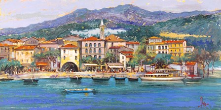 Paese sul Lago I by Luigi Florio art print