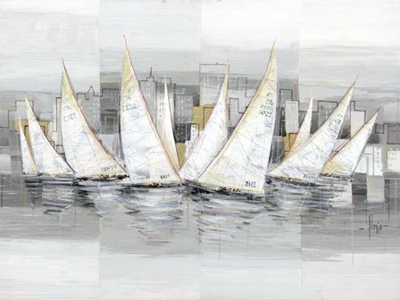 Regata by Luigi Florio art print