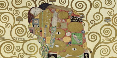 The Embrace by Gustav Klimt art print