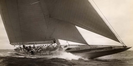 J Class Sailboat, 1934 by Edwin Levick art print