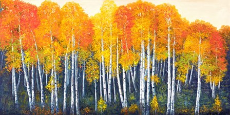 Bosco d&#39;Autunno by Angelo Masera art print