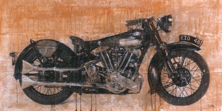 Brough Superior by Dario Moschetta art print