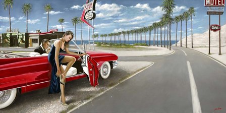 Last Stop Before the Ocean by John Silver art print