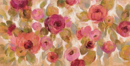 Glorious Pink Floral I by Silvia Vassileva art print