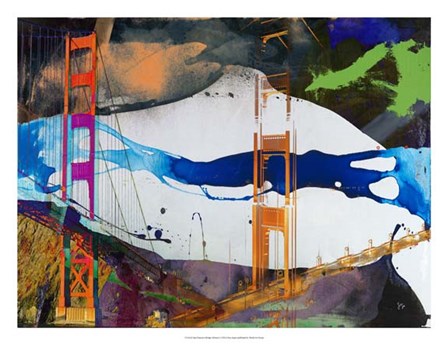 San Francisco Bridge Abstract I by Sisa Jasper art print