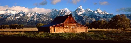 Alma Moulton Barn by Shelley Lake art print