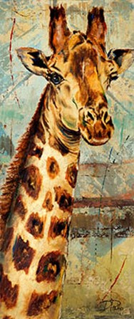 New Safari on Teal I by Patricia Pinto art print