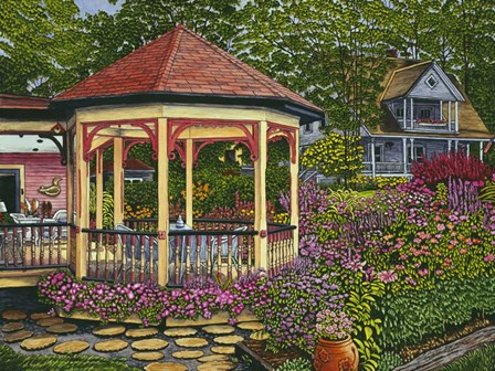 Gazebo At Chautauqua by Thelma Winter art print