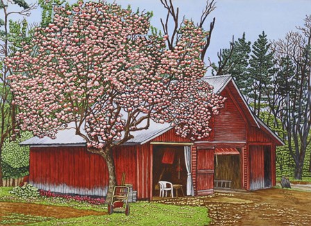 Country Barn by Thelma Winter art print