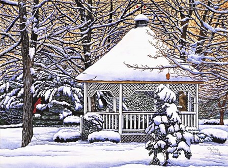 Gazebo by Thelma Winter art print