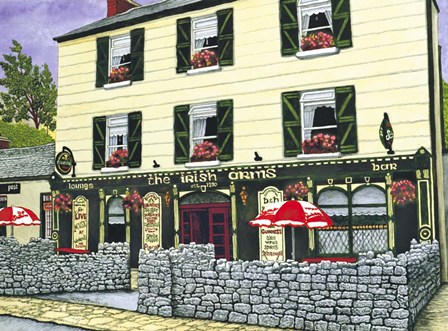 Ireland - Irish Arms Pub by Thelma Winter art print