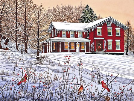 King&#39;s Cardinals, Eden Ny by Thelma Winter art print