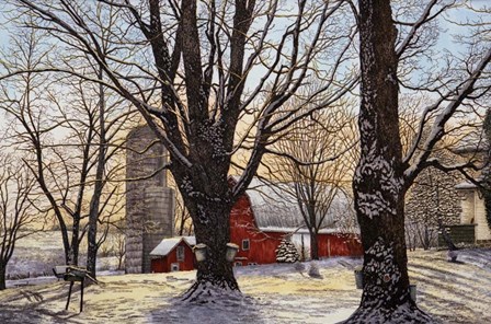 Maple Syrup Time, Collins Center Ny by Thelma Winter art print