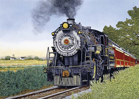 Engine #90 by Thelma Winter art print