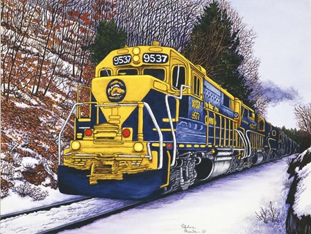 Engine #9537 by Thelma Winter art print