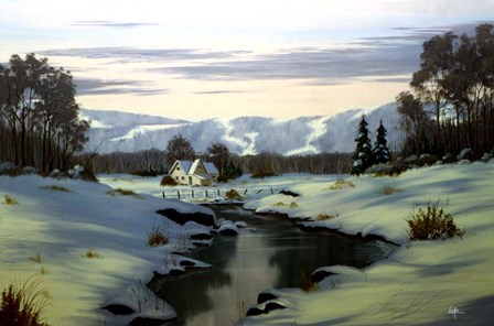 Winter Landscape 34 by Thomas Linker art print