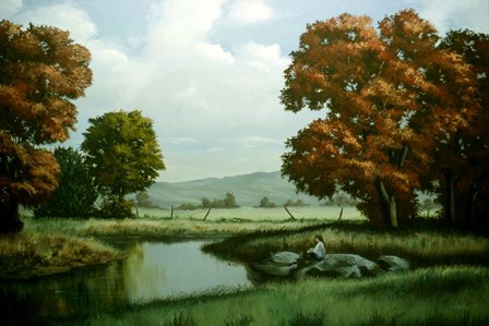 Autumn Trees 1 by Thomas Linker art print