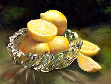 Lemon In Glass by Thomas Linker art print