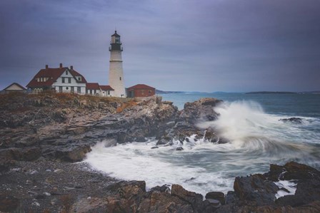 Cape Elizabeth Storm by Darren White Photography art print