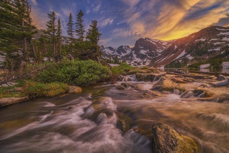 Indian Peaks Sunset by Darren White Photography art print