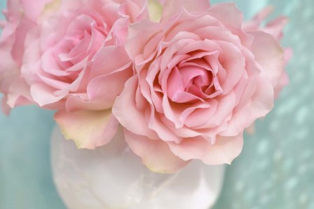 Pink Rose Bouquet by Cora Niele art print