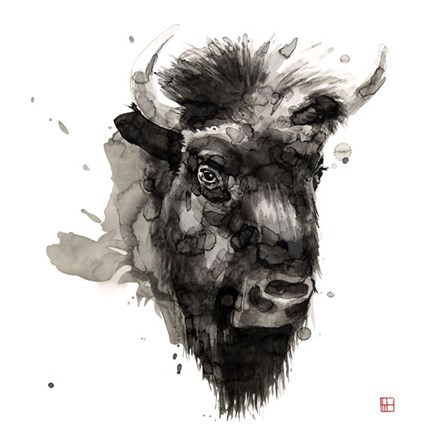 Buffalo by Philippe Debongnie art print