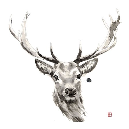 Elk by Philippe Debongnie art print