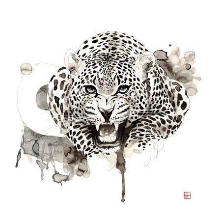 Leopard by Philippe Debongnie art print