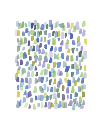 Series Rain No. I by Louise van Terheijden art print