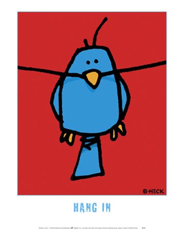 Hang In by Ed Heck art print