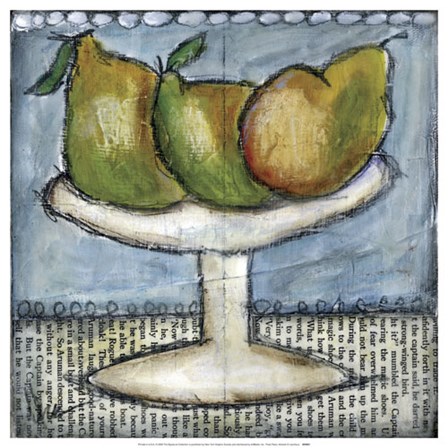 Three Pears art print