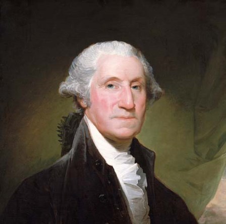 George Washington, 1795 -Detail art print