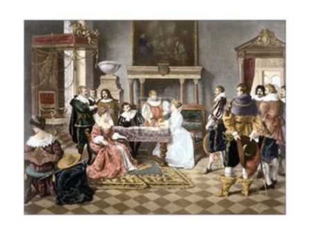 Contract of Marriage by F Giusto art print
