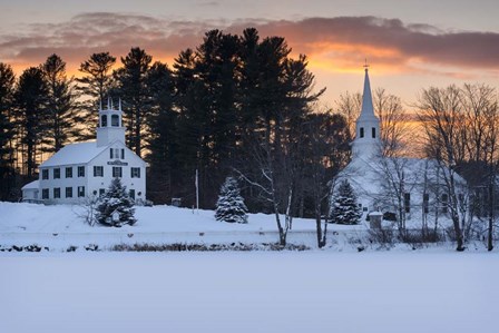Winter Sunset by Michael Blanchette Photography art print