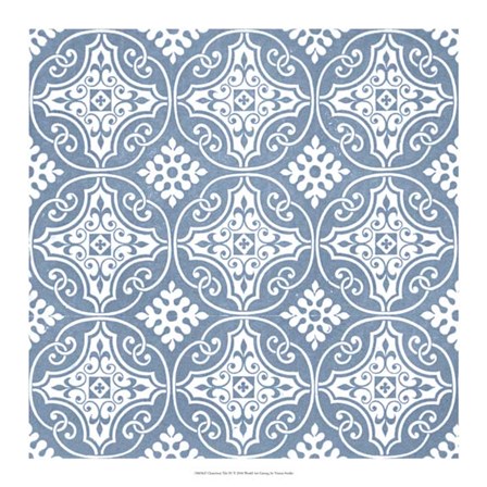 Chambray Tile IV by Vision Studio art print