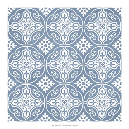 Chambray Tile IV by Vision Studio art print