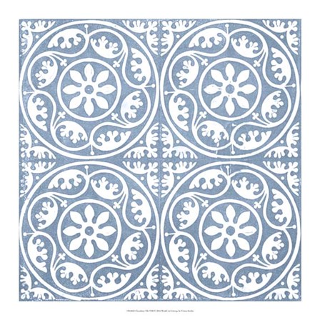 Chambray Tile VIII by Vision Studio art print