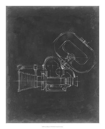 Camera Blueprint V by Ethan Harper art print