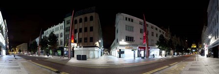 360 Degree View of Fountain Lane, Belfast, Northern Ireland by Panoramic Images art print