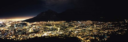 Cape Town at Night,  South Africa by Panoramic Images art print