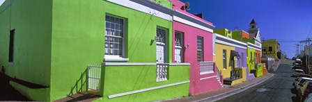 Colorful Houses, Cape Town, South Africa by Panoramic Images art print