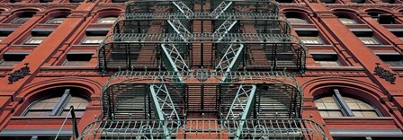 The Puck Building Facade, Soho, NYC by Richard Berenholtz art print