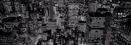 Midtown Manhattan at Night by Richard Berenholtz art print