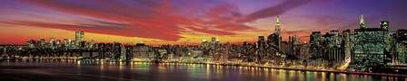Sunset Over New York by Richard Berenholtz art print